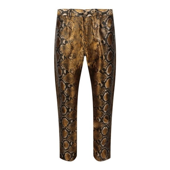 Versace Snakeskin Print Pants - NWT - Picture 1 of 3